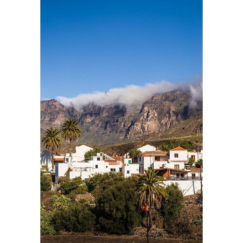 Spain-Canary Islands-Gran Canaria Island-Santa Lucia de Tirajana-town view